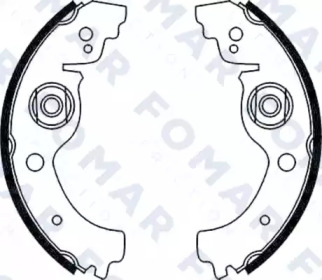 Комлект тормозных накладок FOMAR Friction FO 9003